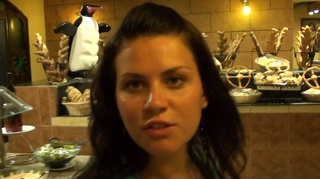 lustful brunette milf swallowing