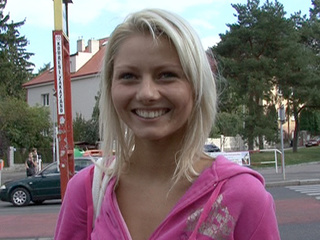 hot blonde doll pink