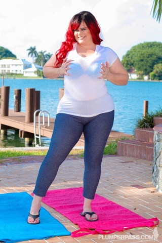 red haired fat chick