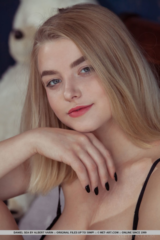busty slim blonde black
