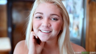 blonde cutie incredible eyes