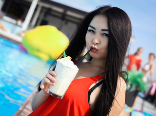 asiáticas jovencita lindo pechos