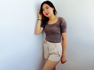 asian teen with beautiful
