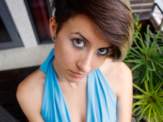 blancas chica lindo pechos