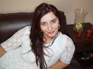 white mature with big