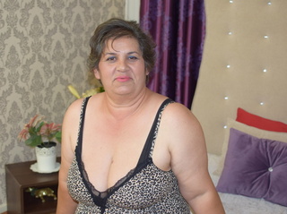 white mature with beautiful