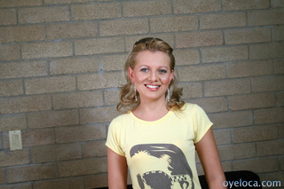 grey eyed blonde yellow