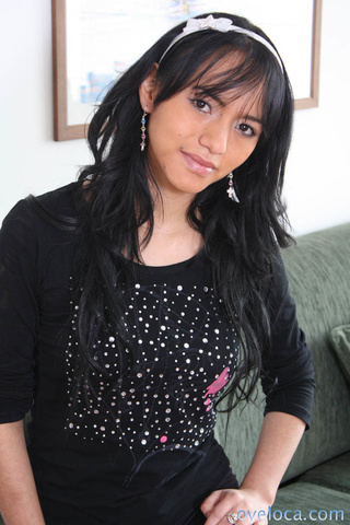 long haired gal black