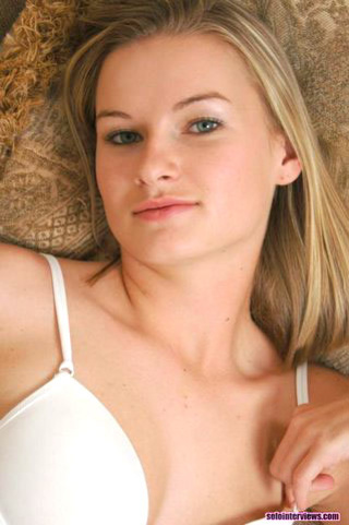 shapely cute blonde white