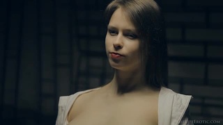 brunette long straight hair