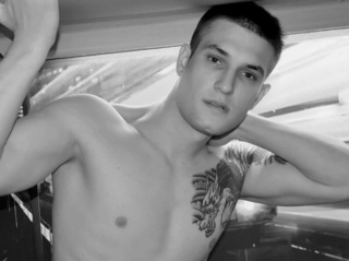 white gay strongrafael striptease