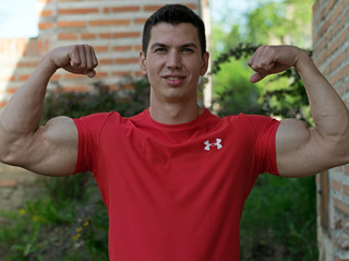 white gay sexymuscled dancing