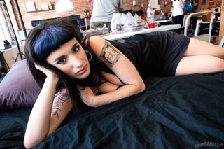 emo cum mouth