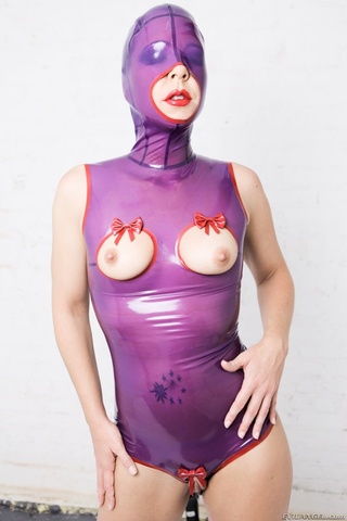 short haired bitch purple