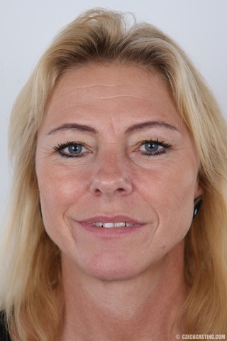 stunning chisled blonde milf