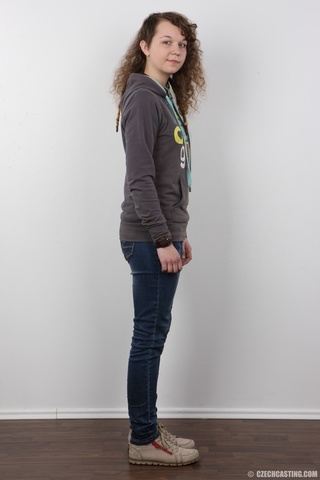 young innocent curly haired