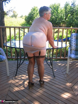 enchanting elderly bajitas haired