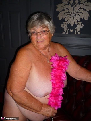 gaudy elderly bajitas haired
