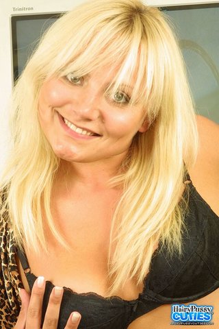 luscious blonde teases smoking
