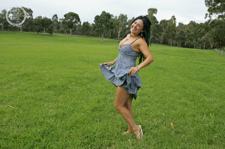 cute chick displays alluring