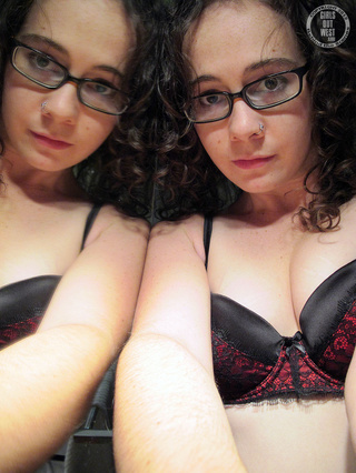 steaming hot chick glasses