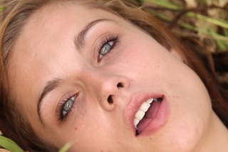 luscious brunette teases sweet