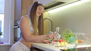 long haired teen white