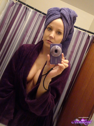 freshly clean brunette blue
