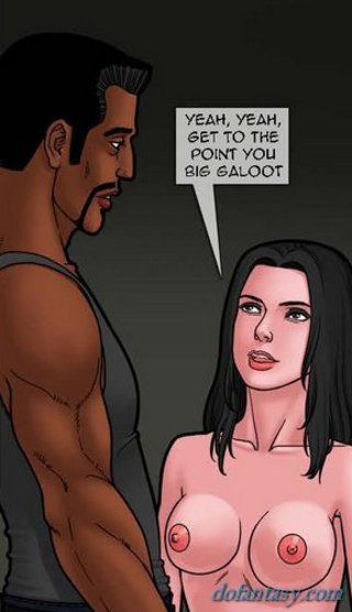 blue-eyed dark-haired chavala listo