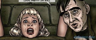 crying blonde banged strange