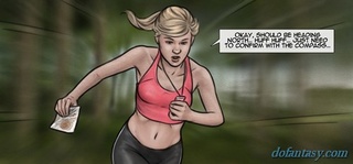 tight pants jogger running