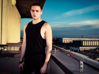 young man klausadam striptease