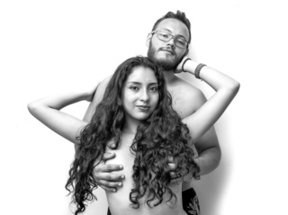 latin couple violetsandfranko dancing