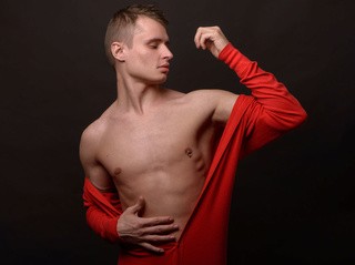 white gay olherd smoking