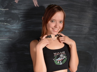 white teen pink hair