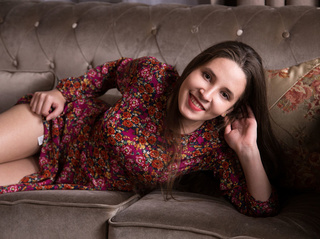 blancas jovencita castaña cabello