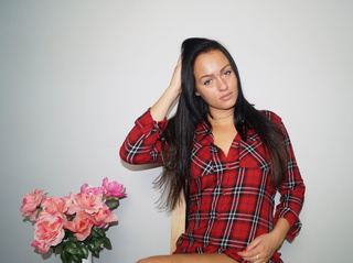 blancas jovencita negras cabello