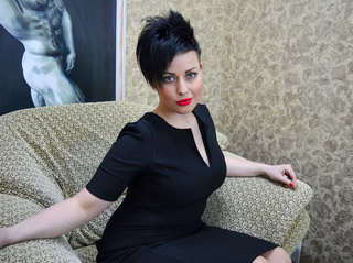white girl black hair