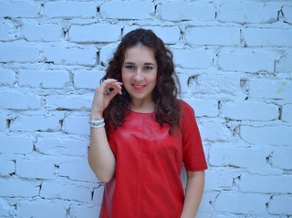 white teen black hair