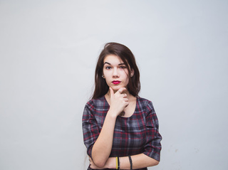 blancas jovencita with castaña