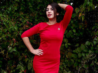 blancas jovencita castaña cabello