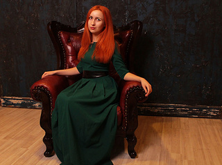 teen fire red hair