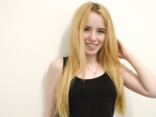 blancas jovencita rubias cabello