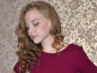 blancas jovencita auburn cabello