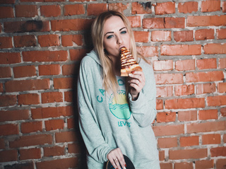 white teen blonde hair