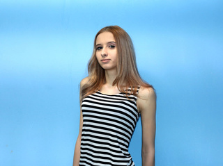 white teen blonde hair