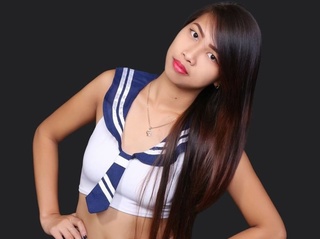 asiáticas jovencita castaña cabello