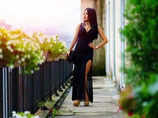 white teen black hair