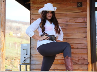 latin girl brown hair