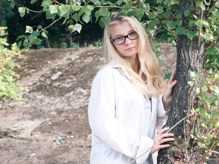 white teen blonde hair
